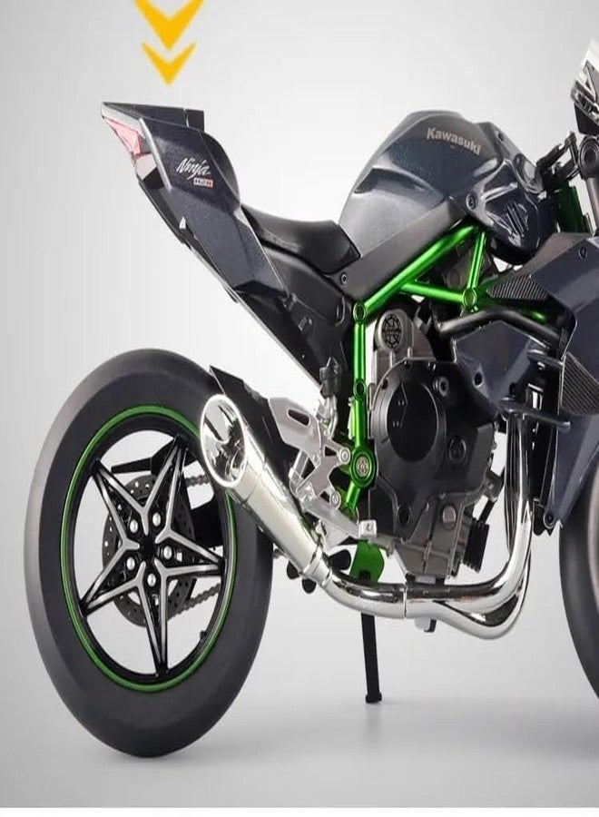 Bestie toys 1:12 Scale Ninja H2 R Collectible Die-Cast Model Car with Precision Detailing, Pull-Back Action, and Authentic Design - Perfect for Enthusiasts and Hobbyists - Image 5